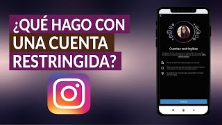 ¿Qué Hago con una Cuenta Restringida en Instagram  Cómo Gestionarla Correctamente [upl. by Nednal]