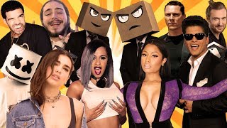 Djs From Mars  Best Songs Of 2018 Rewind Megamashup 40 tracks in 5 minutes [upl. by Chane657]