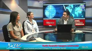 Entrevista a la alumna Melany Torres y Andrea Lanuza  Canal 12 de Chiapas [upl. by Monreal]