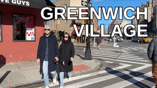 NEW YORK CITY Walking Tour 4K  GREENWICH VILLAGE [upl. by Dilahk]