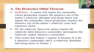 How to apply Ohlin Heckscher Theory in International Trading by Prof Jojo Pangan [upl. by Brigitte]