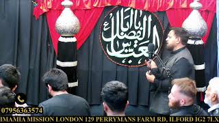 7th MUHARRAM MAJLIS LIVE FROM IMAMIA MISSION LONDON UK LONDON UK [upl. by Rutger]