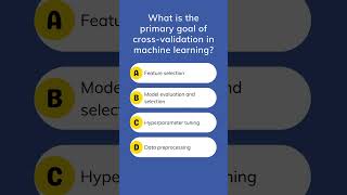 What is the primary goal of crossvalidation in machine learning ml [upl. by Onifled]