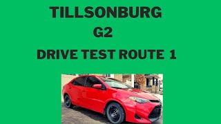 Tillsonburg G2 Drive Test Route Route 1 [upl. by Noramac]