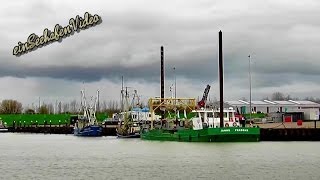 YE 23 JANNE YERSEKE Muslingeskraber Muschelkutter fishing vessel for mussles Hooksiel Germany [upl. by Pease840]