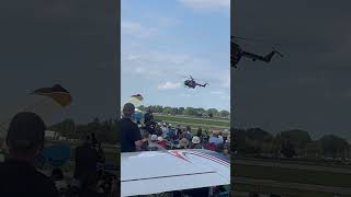 Red Bull helicopter landing ￼ Oshkosh airventure Day 3 [upl. by Mistrot792]