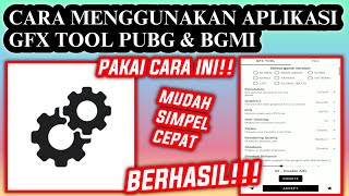 Terbaru Cara Menggunakan Aplikasi Gfx Tool  Cara Setting Gfx Tool Biar Gak Lag [upl. by Germana746]