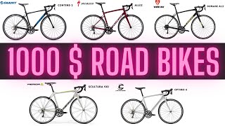 Domane AL2 vs Allez vs Contend 2 vs Scultura 100 vs Caad Optimo 4  1000 Road bikes Compared [upl. by Cloris]