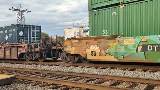 LOOK BNSF  on 283 Intermodal in Gastonia North Carolina [upl. by Nesmat]