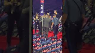 Rudy Giuliani Struggles to Get up From Floor at Republican National Convention [upl. by Fransisco]