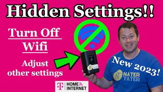 ✅ UPDATED SCRIPT  Extra Settings  Arcadyan KVD21 TMobile 5G Home Internet  Turn Off WiFi amp More [upl. by Formenti]