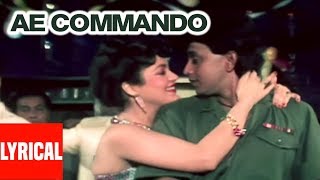 Ae Commando Tumhein Dil Ki Lyrical Video  Commando  Bappi Lahiri  Mithun Chakraborty Mandakini [upl. by Liman]