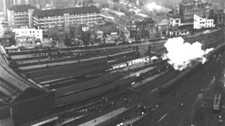 Funeral of Winston Churchill Coffin leaves London by train [upl. by Leunamnauj827]