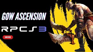 God of War Ascension  RPCS3 v0029  Intel Core i5 12400f GTX 970  Link [upl. by Skinner266]