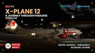 Flight Simulator Indonesia  Indonesia Tour  XPlane 12  Jakarta to Surakarta  A330900 Neo [upl. by Nalced834]