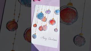 diy Christmas card 🎄 christmascard christmas shorts [upl. by Alehcim991]