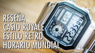 Reseña Casio AE1200WHD quotRoyalequot Reloj Digital de Cuarzo Resistente Versátil Juvenil y Económico [upl. by Ellevel]