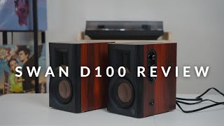 Swan D100 Speakers Compact Size Massive Sound [upl. by Feune790]