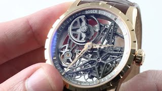 Roger Dubuis Excalibur Skeleton Automatic RDDBEX0422 Luxury Watch Review [upl. by Damalis]