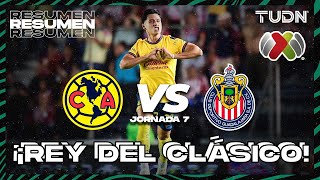 HIGHLIGHTS  América vs Chivas  Liga Mx AP2024  J7  TUDN [upl. by Phenice961]