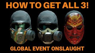 The Division  HOW TO GET ALL 3 ONSLAUGHT MASKS EASY [upl. by Player383]