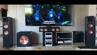 Klipsch 714 3xadvance acoustics onkyo rz830 [upl. by Keynes]