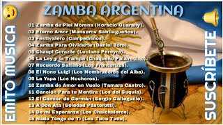 Folklore Chacareras y Zambas Argentinas  Grandes Exitos Originales [upl. by Airdnahs]