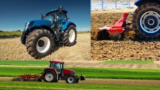 Tractor Operating in the Field – Modern Agriculture [upl. by Golter]