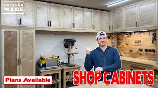 How To Build Shop Cabinets  DIY Shop Cabinets  Workshop Organization  Huge Workshop Upgrade [upl. by Jaime464]