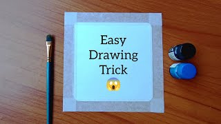 Very easy poster colour drawing trick 😱easy painting 🎨 for beginnersposter colour painting ideas [upl. by Esenej544]