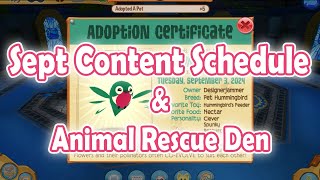 Content Schedule Sept Y2024  Pet Hummingbird  Animal Rescue Den Bundle Dens Tour  AJPW [upl. by Ailedua8]