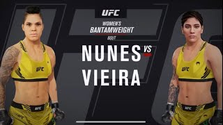 Amanda Nunes vs ketlen Viera Ufc [upl. by Pearl]