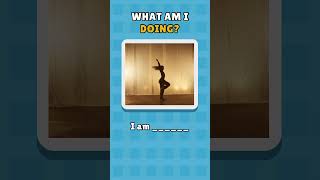 Can you guess what am I doing learnenglish vocabulary [upl. by Nnylhtak]