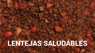 Como hacer lentejas saludables  Alziur [upl. by Mirna]