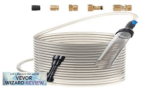 VEVOR Aquarium Vacuum Gravel Cleaner 50 ft PVC Hose Fish Tank Vacuum Review [upl. by Ydnas]