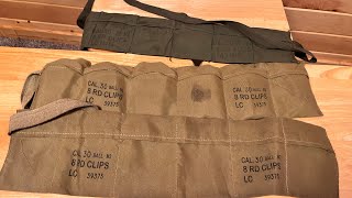 WW2 ammo bags and bandoliers [upl. by Garcia]