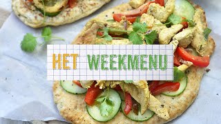 Het Weekmenu 2  Indiase kip met groentjes en naanbrood  Dagny Ros Asmundsdottir [upl. by Dumanian]