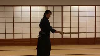 Genko Nito Ryu Iaido Kata Sho Mei  玄黄二刀流 居合形 承明 [upl. by Siugram]