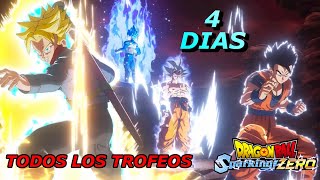 DRAGON BALL Sparking ZERO  Como conseguir todos los Trofeos 4 DIAS [upl. by Eylsel523]