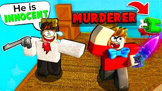 Murder Mystery 2 but we work together Roblox [upl. by Akemat]