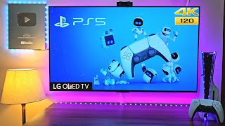 PS5 on LG OLED C3 42quot 4K 120Hz TV [upl. by Sivat434]