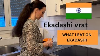 WHAT I EAT ON EKADASHI 🚩 🇮🇳  Ekadashi Lunch Ideas [upl. by Notslah]