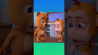 Boo Boo Song  3D Animation Rhymes amp Songs For Children shorts 3d song kids [upl. by Meekar]