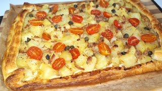 Cena facile e veloce Se hai le patate cucina questa PIZZA rustica pronta in 5 minuti [upl. by Airyk]