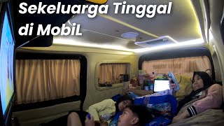 Sekeluarga Hidup Berpindahpindah dengan Mobil Campervan Perjalanan dari Pulau Jawa Menuju Sumatera [upl. by Atteuqihc]