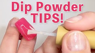 How To Stop Your Brushes Going Hard  Dip Powder Nails Tutorial [upl. by Krell653]