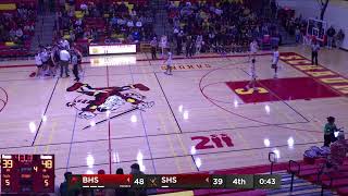 Schaumburg High vs Barrington High School Varsity Mens Basketball [upl. by Maribelle758]