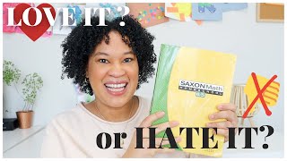 quotHONESTquot SAXON 65 HOMESCHOOL MATH amp NICOLE THE MATH LADY REVIEW  DO WE LOVE IT OR HATE IT [upl. by Anyt203]