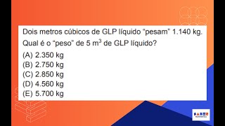 Dois metros cúbicos de GLP líquido “pesam” 1140 kg [upl. by Hardunn]