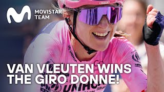 Annemiek van Vleuten and the Movistar Team win the 2022 Giro Donne  MiekItHappen [upl. by Yolane727]